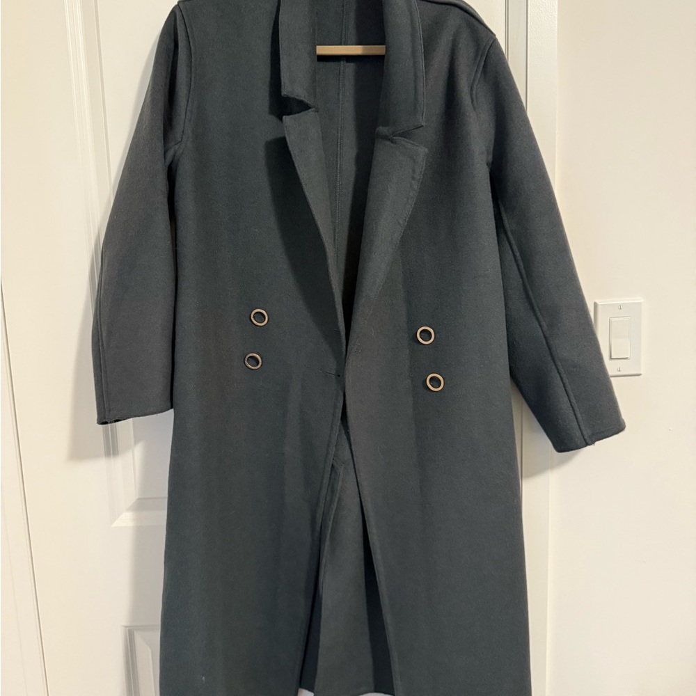 Elegant Gray Women's Coat
